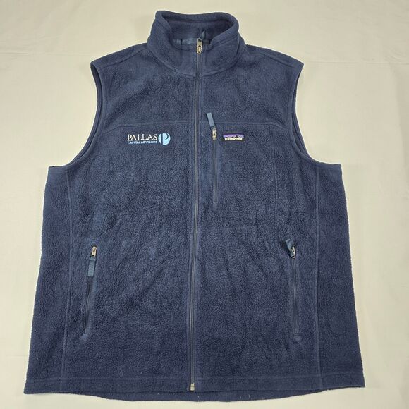 Patagonia Other - Patagonia Synchilla Men's Blue Full Zip Outdoor Casual Pockets Size XL Logo